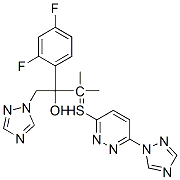 CAS#: 151856-47-2， 2-(2,4-Difluorophenyl)-3-Methyl-1-(1,2,4-Triazol-1-Yl)-3-[6-(1,2,4-Triazol-1-Yl)Pyridazin-3-Yl]Sulfanylbutan-2-Ol