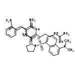CAS#: 151870-87-0， 1-{[5-(Dimethylamino)-1-Naphthyl]Sulfonyl}Prolylglutaminylarginylphenylalaninamide