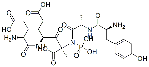CAS#: 151957-35-6， (4S)-4-[[(2S)-2-Amino-5-Hydroxy-5-Oxopentanoyl]Amino]-5-[[(2S)-1-[[(2S)-1-[[(2S)-1-Hydroxy-1-Oxopropan-2-Yl]Amino]-1-Oxopropan-2-Yl]Amino]-1-Oxo-3-(4-Phosphonooxyphenyl)Propan-2-Yl]Amino]-5-Oxopentanoic Acid