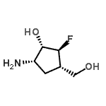 CAS#: 152378-39-7， (1S,2S,3S,5S)-5-Amino-2-Fluoro-3-(Hydroxymethyl)Cyclopentanol