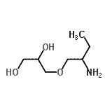 CAS#: 152398-96-4， 3-(2-Aminobutoxy)-1,2-Propanediol