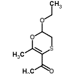 CAS#: 152420-84-3， 1-(6-Ethoxy-2-Methyl-5,6-Dihydro-1,4-Oxathiin-3-Yl)Ethanone