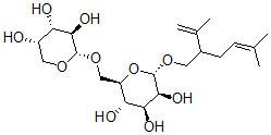 CAS#: 152468-89-8， (2S,3S,4S,5S,6R)-2-(5-Methyl-2-Prop-1-En-2-Ylhex-4-Enoxy)-6-[[(2S,3R,4S,5S)-3,4,5-Trihydroxyoxan-2-Yl]Oxymethyl]Oxane-3,4,5-Triol