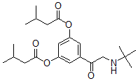 CAS#: 152504-55-7， [3-[2-(Tert-Butylamino)Acetyl]-5-(3-Methylbutanoyloxy)Phenyl] 3-Methylbutanoate
