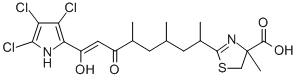 CAS#: 152509-78-9， Methyl 2-[(Z)-9-Hydroxy-4,6-Dimethyl-7-Oxo-9-(3,4,5-Trichloro-1H-Pyrrol-2-Yl)Non-8-En-2-Yl]-4,5-Dihydro-1,3-Thiazole-4-Carboxylate