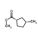 CAS#: 152518-87-1， Methyl (1S,3R)-3-Methylcyclopentanecarboxylate