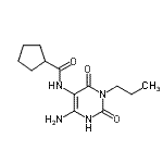 CAS#: 152529-70-9， N-(6-Amino-2,4-Dioxo-3-Propyl-1,2,3,4-Tetrahydro-5-Pyrimidinyl)Cyclopentanecarboxamide