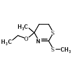 CAS#: 152560-98-0， 4-Ethoxy-4-Methyl-2-(Methylsulfanyl)-5,6-Dihydro-4H-1,3-Thiazine