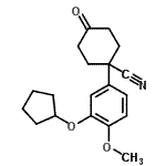 CAS#: 152630-47-2， 1-[3-(Cyclopentyloxy)-4-Methoxyphenyl]-4-Oxocyclohexanecarbonitrile