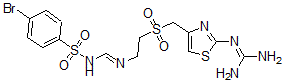 CAS#: 152675-29-1， N-(4-Bromophenyl)Sulfonyl-N'-[2-[[2-(Diaminomethylideneamino)-1,3-Thiazol-4-Yl]Methylsulfonyl]Ethyl]Methanimidamide