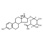 CAS#: 15270-34-5， 3-Hydroxy-17-oxoestra-1,3,5(10)-trien-16-yl hexopyranosiduronic acid