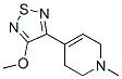 CAS#: 152720-15-5， 4-(4-Methoxy-1,2,5-Thiadiazol-3-Yl)-1-Methyl-3,6-Dihydro-2H-Pyridine