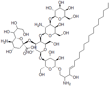 CAS#: 152784-11-7， De-N-acetyllysoGM1