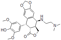 CAS#: 152833-15-3， (5R,5aR,8aS,9S)-9-(2-Dimethylaminoethylamino)-5-(4-Hydroxy-3,5-Dimethoxy-Phenyl)-5a,8,8a,9-Tetrahydro-5H-Isobenzofurano[6,5-f][1,3]Benzodioxol-6-One