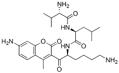 CAS#: 152881-17-9， (2S)-6-Amino-N-[(2S)-2-[[(2R)-2-Amino-3-Methylbutanoyl]Amino]-4-Methylpentanoyl]-2-[(4-Methyl-2-Oxochromen-7-Yl)Amino]Hexanamide