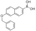 结构式 CAS# 152915-83-8, B-[6-(苯基甲氧基)-2-萘基]-硼酸