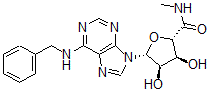 CAS#: 152918-15-5， (2S,3S,4R,5R)-3,4-Dihydroxy-N-Methyl-5-[6-(Phenylmethylamino)Purin-9-Yl]Oxolane-2-Carboxamide