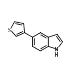 CAS#: 152920-53-1， 5-(3-Thienyl)-1H-Indole