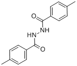 structure of CAS# 1530-73-0, N,N'-Bis(p-Toluoyl)Hydrazine;4-Methyl-N'-[(4-Methylphenyl)-Oxomethyl]Benzohydrazide;4-Methyl-N'-(4-Methylphenyl)Carbonyl-Benzohydrazide;Nciopen2_002776
