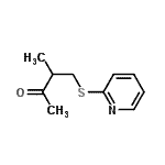 CAS#: 153054-51-4， 3-Methyl-4-(2-Pyridinylsulfanyl)-2-Butanone