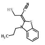 CAS#: 153124-23-3， (2E)-2-(3-Propyl-1,3-Benzothiazol-2(3H)-Ylidene)-3-Sulfanylpropanenitrile