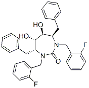 CAS#: 153182-43-5， (4R,5S,6S,7R)-1,3-Bis[(2-Fluorophenyl)Methyl]-5,6-Dihydroxy-4,7-Bis(Phenylmethyl)-1,3-Diazepan-2-One