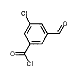 CAS#: 153203-60-2， 3-Chloro-5-Formylbenzoyl Chloride