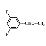 CAS#: 153257-97-7， 1,3-Difluoro-5-(1-Propyn-1-Yl)Benzene