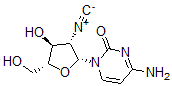 CAS#: 153265-57-7， 4-Amino-1-[(2R,3S,4S,5R)-4-Hydroxy-5-(Hydroxymethyl)-3-Isocyanooxolan-2-Yl]Pyrimidin-2-One