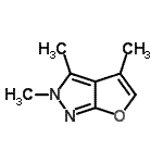 CAS#: 153386-52-8， 2,3,4-Trimethyl-2H-Furo[2,3-c]Pyrazole