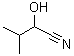 结构式 CAS# 15344-34-0, 2-羟基-3-甲基丁腈