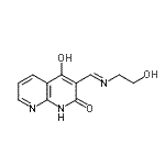 CAS#: 153457-15-9， 4-Hydroxy-3-{(E)-[(2-Hydroxyethyl)Imino]Methyl}-1,8-Naphthyridin-2(1H)-One