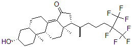 CAS#: 153463-20-8， (3S,5S,9R,10S,13R,17R)-3-Hydroxy-10,13-Dimethyl-17-[(2R)-6,7,7,7-Tetrafluoro-6-(Trifluoromethyl)Heptan-2-Yl]-1,2,3,4,5,6,7,9,11,12,16,17-Dodecahydrocyclopenta[a]Phenanthren-15-One