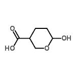 CAS#: 153473-19-9， 6-Hydroxytetrahydro-2H-Pyran-3-Carboxylic Acid