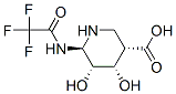 CAS#: 153758-25-9， (3S,4S,5R,6R)-4,5-Dihydroxy-6-[(2,2,2-Trifluoroacetyl)Amino]Piperidine-3-Carboxylic Acid
