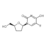 CAS#: 15379-30-3， 5-Fluoro-1-[(2R,5S)-5-(Hydroxymethyl)Tetrahydro-2-Furanyl]-2,4(1H,3H)-Pyrimidinedione