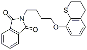 CAS 登录号：153804-48-9， 2-(4-硫代色满-8-基氧基丁基)异吲哚-1,3-二酮