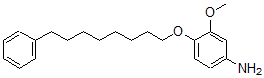CAS#: 15382-78-2， 3-Methoxy-4-(8-Phenyloctoxy)Aniline