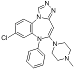 CAS#: 153901-53-2， 8-Chloro-5-(4-Methylpiperazin-1-Yl)-6-Phenyl-[1,2,4]Triazolo[4,3-a][1,5]Benzodiazepine