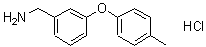 CAS#: 154108-16-4， 1-[3-(4-Methylphenoxy)Phenyl]Methanamine Hydrochloride (1:1)