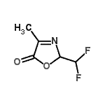 CAS#: 154140-57-5， 2-(Difluoromethyl)-4-Methyl-1,3-Oxazol-5(2H)-One