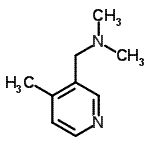 CAS#: 154267-49-9， N,N-Dimethyl-1-(4-Methyl-3-Pyridinyl)Methanamine