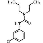 structure of CAS# 15441-99-3, 3-(3-Chlorophenyl)-1,1-Dipropylurea;1-(3-chlorophenyl)-3,3-dipropylurea;N'-(3-Chlorophenyl)-N,N-dipropylurea;N'-(3-Chlorophenyl)-N,N-dipropylurea #