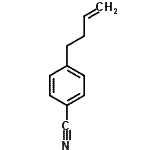 structure of CAS# 15451-33-9, 4-(3-Buten-1-Yl)Benzonitrile;4-(4-cyanophenyl)-1-butene