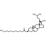structure of CAS# 15455-83-1, (3beta)-Cholest-5-En-3-Yl Nonyl Carbonate;Cholesterol Nonyl Carbonate;Nonyl Carbonic Acid Cholesterol Ester