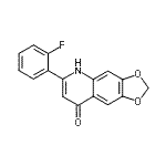 CAS#: 154554-41-3， 6-(2-Fluorophenyl)[1,3]Dioxolo[4,5-g]Quinolin-8(5H)-One