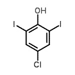 CAS#: 15459-50-4， 4-Chloro-2,6-Diiodophenol