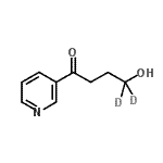 CAS#: 154603-21-1， 4-Hydroxy-1-(3-Pyridinyl)-1-(4,4-<Sup>2</Sup>H<Sub>2</Sub>)Butanone