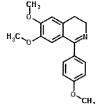 CAS#: 15462-83-6， 6,7-Dimethoxy-1-(4-Methoxyphenyl)-3,4-Dihydroisoquinoline