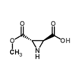 CAS#: 154632-87-8， (2S,3S)-3-(Methoxycarbonyl)-2-Aziridinecarboxylic Acid